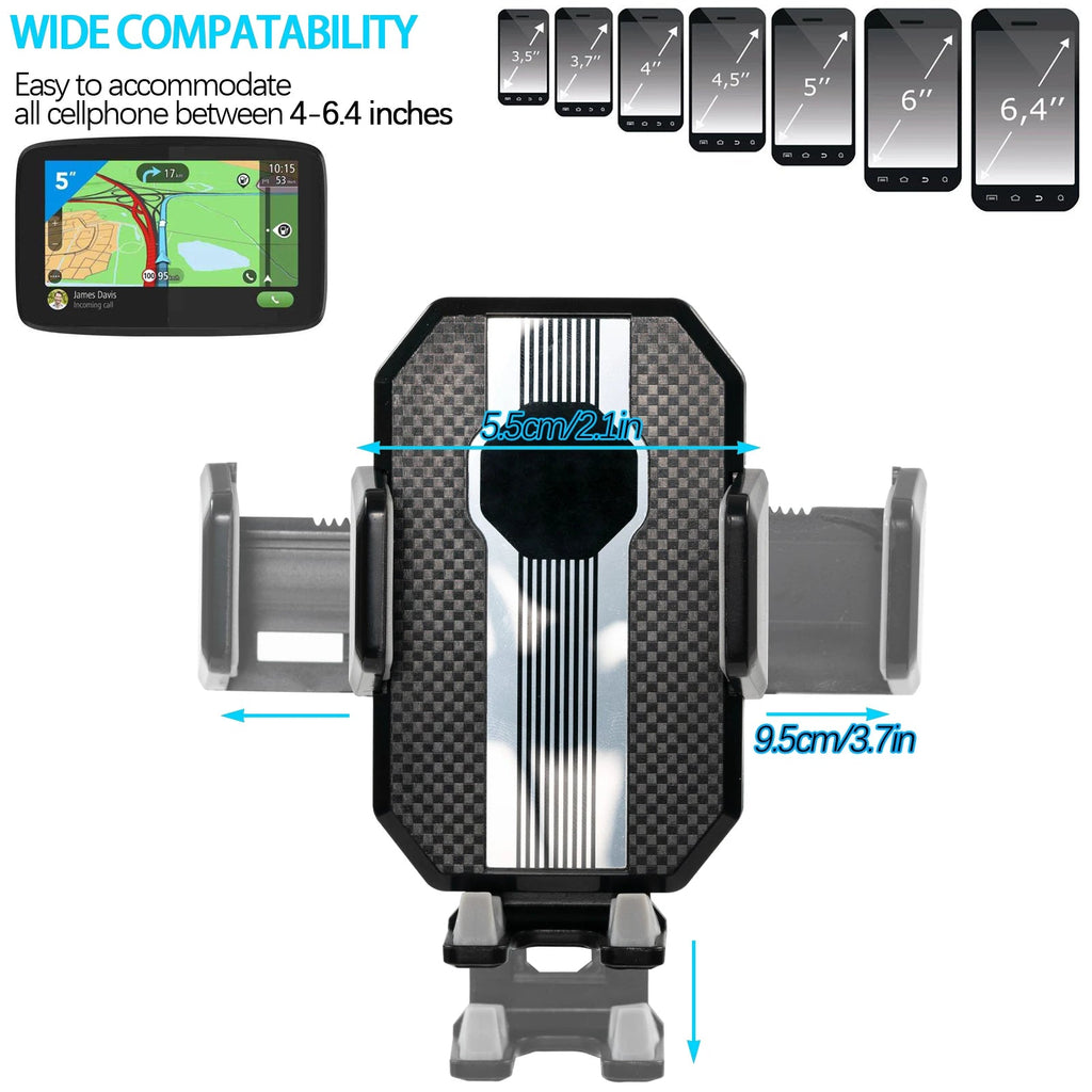 360 Rotation Universal Cell Phone Holder Stand Windscreen Windshield Dashboard Mount Mobile GPS Bracket Support Car Trunk Pickup CM World