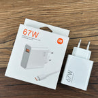 67w Xiaomi Original Charger Turbo Charge Gan EU Adapter 6A Usb Type C Cable For Poco x5 F5 Pro Mi 13 Lite Mix Fold 3 2 Phone Car Mobile World