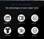 2.5 T Horizontal Jack Hydraulic Sedan Hydraulic Lifting Tool for Small Cars Extended Compression Bar