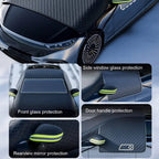Universal Magnetic Car Window Snow Cover With Reflective Strips Waterproof Thicken Anti Freeze Four Seasons Windshield Cover CM World