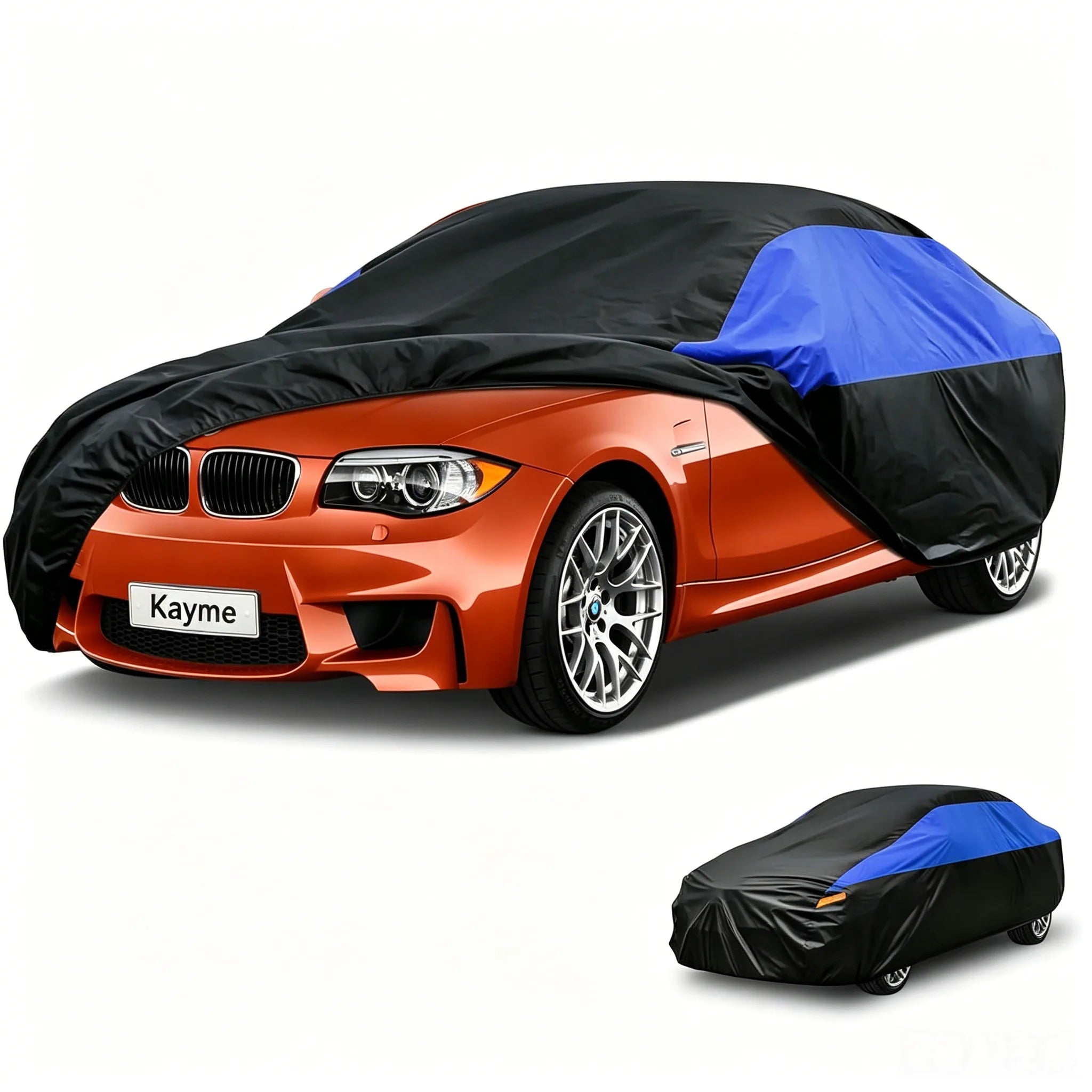 Custom Coupe Car Cover High Quality Outdoor Breathable Waterproof Sun UV Rain Dust Snow Wind Scratch-resistant Protection Cover Car Mobile World
