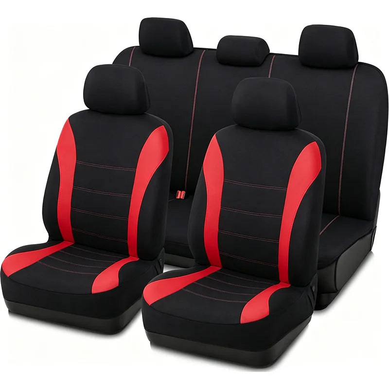 Full Interior Car Seat Cover for Universal Motors Fit Universal Automotive Seat Protector Cover Car Mobile World