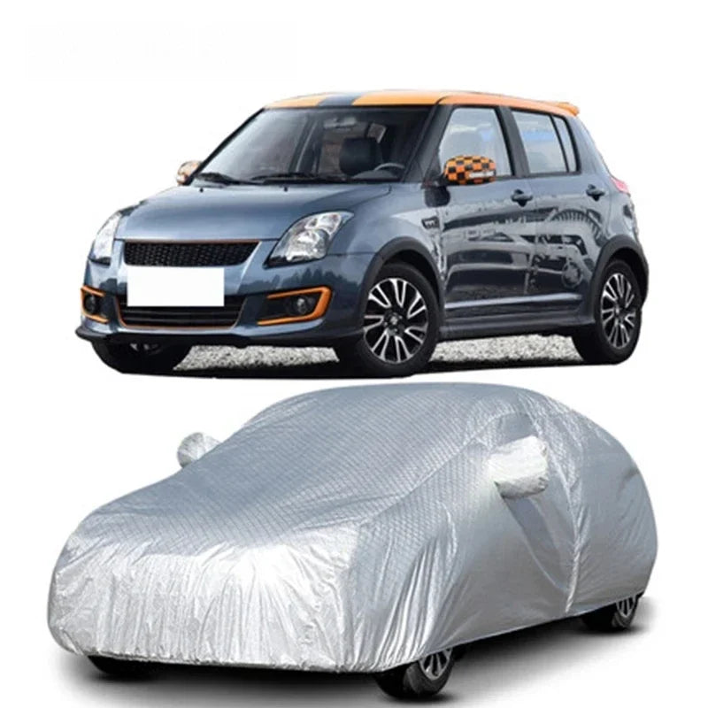 BOOMBLOCK Hatchback M Waterproof Dustproof Car covers for Mini Cooper R50 R53 Citroen C2 Suzuki Swift Alto Fiat 500 Accessories CM World