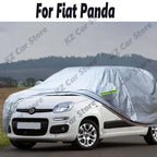 Waterproof Car Cover For Fiat Panda Auto Outdoor Anti-UV Sun Shade Rain Snow Scratch Resistant Cover