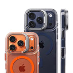 Luxury Magnetic Shockproof Clear Bumper Case for iPhone 17 Pro Max Air 16 15 14 13 12 Plus For Magsafe Lens Protect Stand Cover Car Mobile World