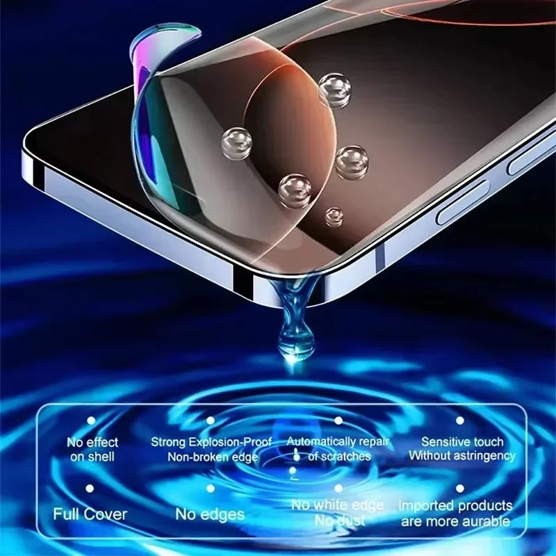 Hydrogel Film For iPhone 17 Pro Max 16 13 11 15 12 14 Pro Max Air Screen Protector for IPhone SE 13 12 Mini XR XS X 6 7 8 Plus Car Mobile World