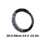 Cute Cartoon Ear Steering Wheel Cover - Warm & Cozy 15 Inch Universal Protector for Women's Car Accessories CM World