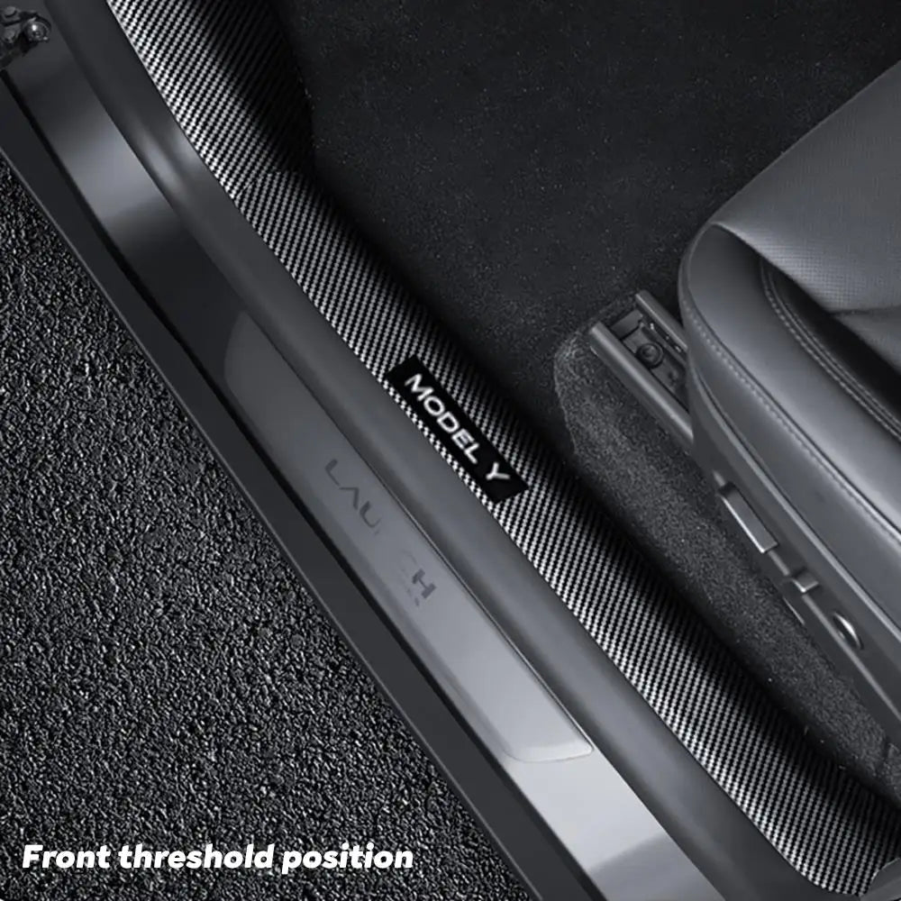 For Tesla New Model Y Launch Juniper 2025 ABS Front Rear Door Sill Protector Threshold Strip Anti-kick Guard Panel Waterproof CM World