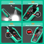 MASTFUYI Ball-shaped Non-destructive Moisture Meter, High Accuracy Digital Wood Water Leak Detector & Wall Humidity Tester CM World