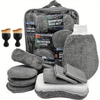 11pcs Car Cleaning Kit That Includes a Tire Brush, Microfiber Cleaning Gloves, Making It an Excellent Choice for Car Cleaning. CM World