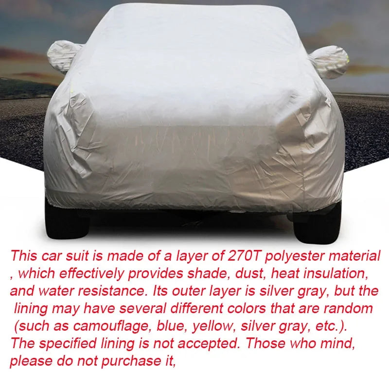 Full Dust Waterproof Car Cover Rain Frost Snow Protect Cover For Renault Captur CLIO KADJAR KADJAR KOLEOS QM6 KWID BW 2015-2025 Car Mobile World