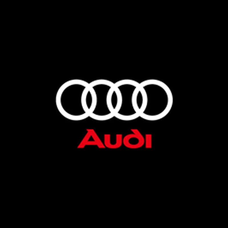 2Pcs Car Door Welcome Light Led HD Projector Lamp Courtesy Lights for Audi Sline S3 S4 S5 S6 S7 RSA3 A5 RS3 RS4 RS5 RS6 RS7 SQ5 CM World