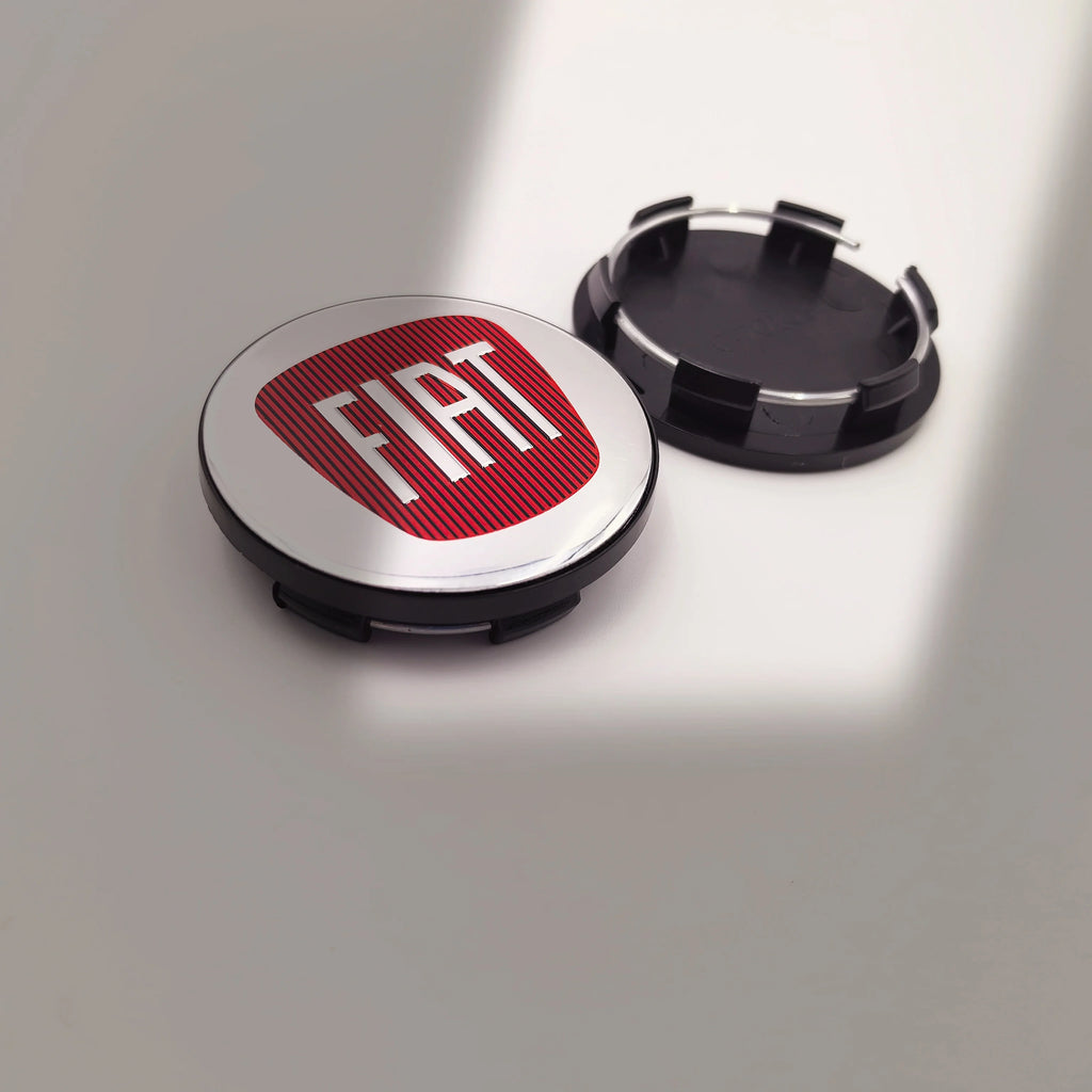 4pcs 48.5/50mm FIAT Car Wheel Center Caps Emblem Badge Wheel Center Hub Caps Badge Rim Cover Emblem