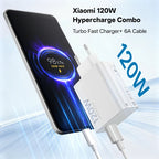 Original Xiaomi Charger 120W Fast Turbo Charge Hypercharge Adapter Xiaomi 12 13 14 15 17 Ultra Redmi Note 15 POCO F8 Ultra X7 X8 Car Mobile World
