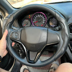 2PCS Universal Car Steering Wheel Booster Leathert Cover Non-Slip Auto Interior Steer Protector interior Decoration Accessories CM World