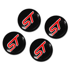 Waterproof 56mm Car Wheel Center Hub Cap Covers Sticker Rim Emblem Badge Decal for Ford Kuga Transit Mondeo Focus