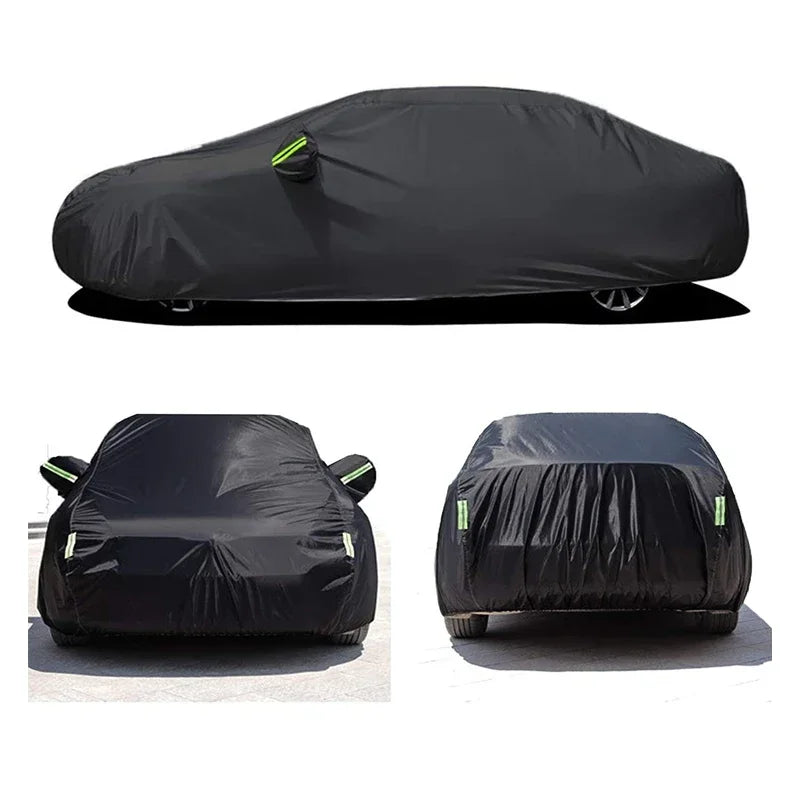 Universal Full Car Cover Outdoor Snow & Sun Protection for Toyota BMW Benz VW KIA MAZDA Peugeot - Durable Automobile Cover CM World