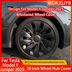 For Tesla Model Y Juniper 2025+ 4PCS Hub Cap Car Replacement Wheel Cap 20 Inch Performance Automobile Hubcap Cover Accessories CM World