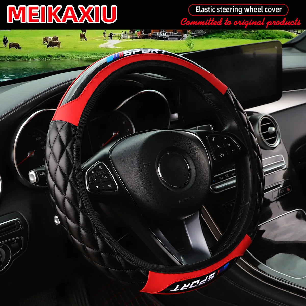 The new crystal carbon fiber SPORT car comes with a universal disc cover without inner ring for all seasons. CM World