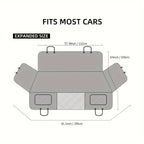 Hammock-Style Portable Back Seat Cover: Waterproof & Scratch-Proof Pet Car Seat Protector - Anti-Slip Fabric with Soft Padding CM World