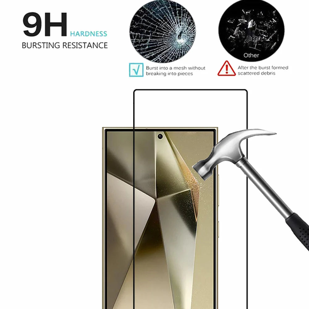 Tempered Glass For Samsung Galaxy S26 S25 S24 Ultra Screen Protector A17 A27 A37 A57 A56 A36 A26 A16 A55 A54 A53 A35 Film Car Mobile World