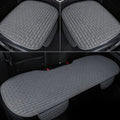 3pcs Universal Size Breathable Non Slip Car Seat Cover Front Seat Protector Cushion Linen Fabric Auto Interior Accessories CM World