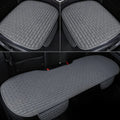 3pcs Universal Size Breathable Non Slip Car Seat Cover Front Seat Protector Cushion Linen Fabric Auto Interior Accessories CM World