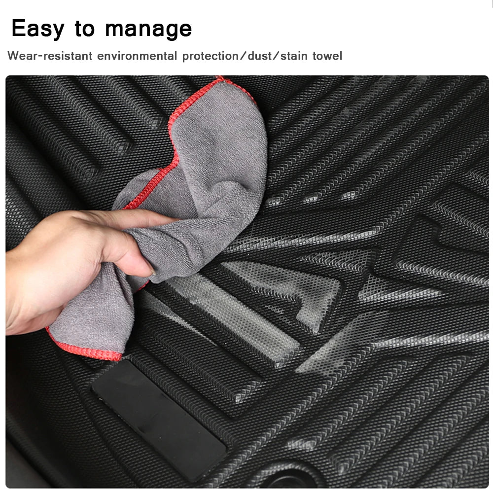 Rubber Car Mat For LAND ROVER EVOQUE L 2021-2024 Carpet Waterproof Interior Accessories TPE Car Floor Mats