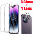 HD Screen Protection For iPhone 16 15 17 14 13 12 11 Pro Max Tempered Glass iPhone15 Pro Camera Lens Film iPhone16 Plus 13 Mini Car Mobile World