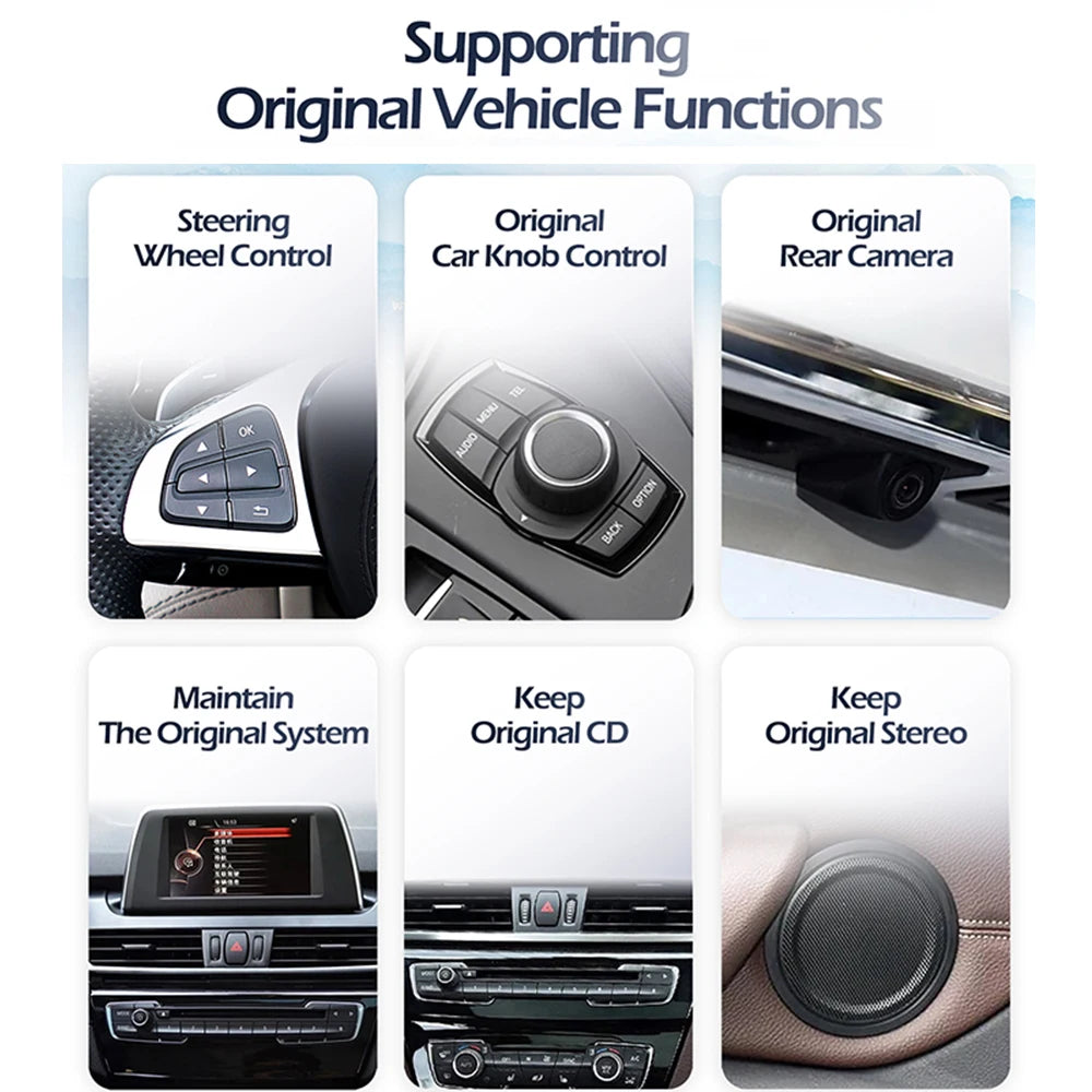 Car Accessories For BMW X5 E70 X6 E71 2008 - 2013 QLED 4G DSP Carplay Android Auto Car Radio Multimedia Player GPS Navi BT WiFi CM World