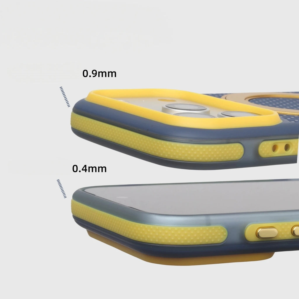 Magnetic Hit Color Honeycomb Grid Mesh For Magsafe Case For iPhone 16 17 18 Pro Max 15 14 13 Bracket Armor Shockproof