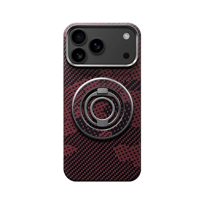 Ultra Slim Real Aramid Kevlar Carbon Fiber Business Case For IPhone 17 Air Pro Max Magnetic Charging Shockproof Protective Cover Car Mobile World