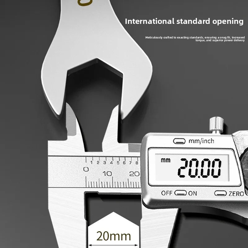 Ultra-Thin 4-27MM Ratchet Open End Wrench Dual-Purpose Universal Spanner for Bicycle Motorcycle Car Repair Tool