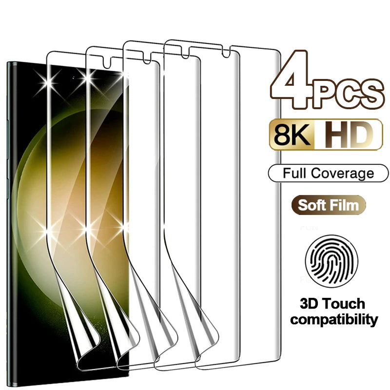 Hydrogel Film For Samsung S23 S22 S24 S25 S26 Ultra Screen Protector Samsung S20 FE S21 Plus Note20 Ultra  S 26 Protective Film