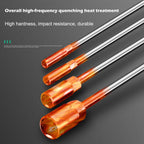 6-19mm T Socket Torque Wrench Rubber Handle Hex Key Mechanics's Driver Repair Socket Set Car Mechanical Workshop Tool Hand Tools