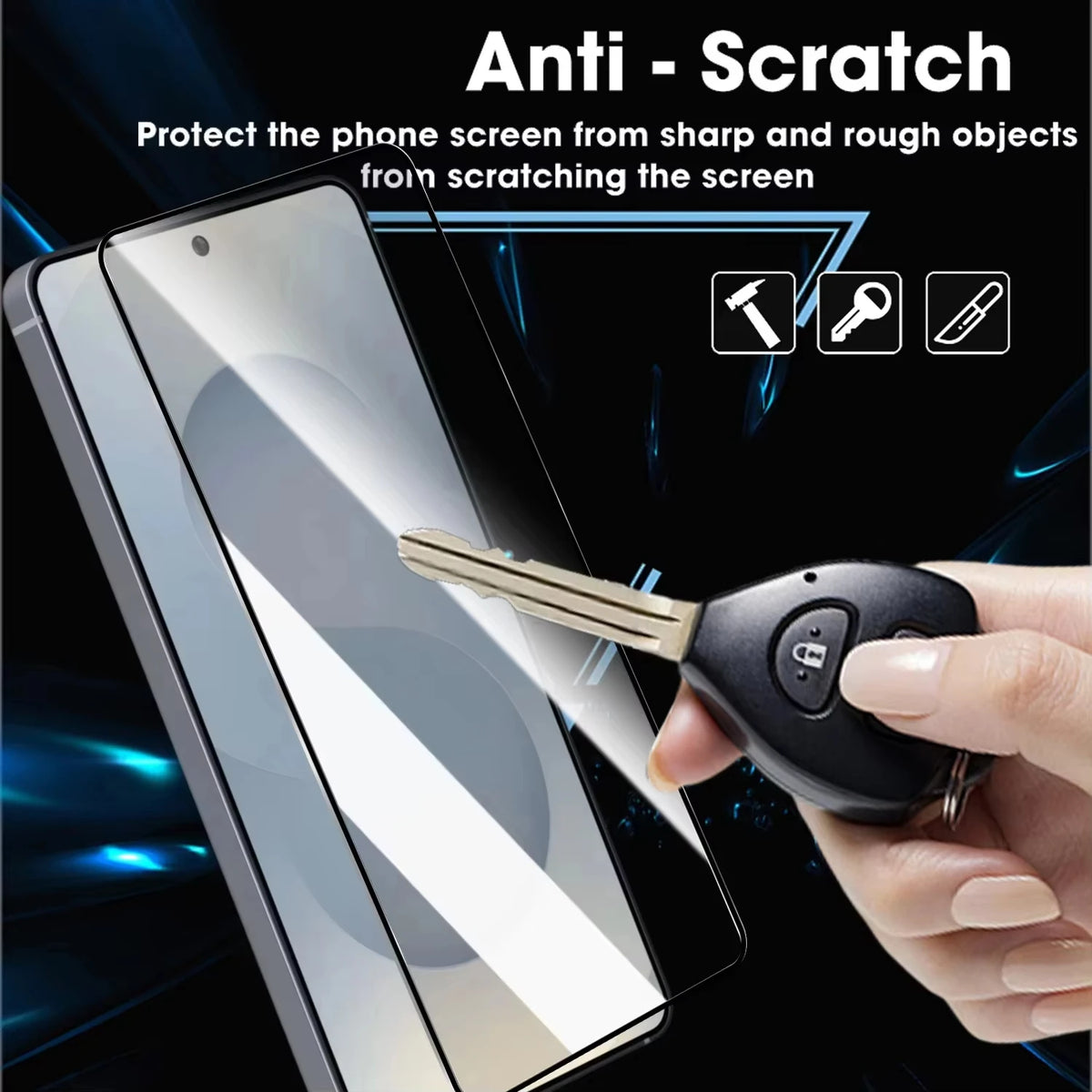 Tempered Glass For Samsung Galaxy S25 S24 S23 S22 S26 Ultra S20 FE Screen Protector A57 A56 5g A27 A17 A16 A37 A07 A55 A36 A54