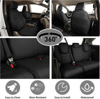 EKR Custom Fit Full Set Car Seat Covers For Honda Odyssey 2011-2026 EX/EX-L/Touring/Elite/SE 8 Seats Leather Full Set Seat Protector
