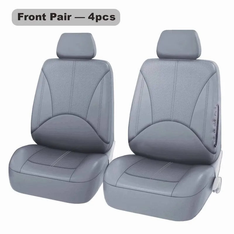 Universal 5-Seats Car Seat Cover Elastic Breathable leather Comfort Fit for most Cars CM World