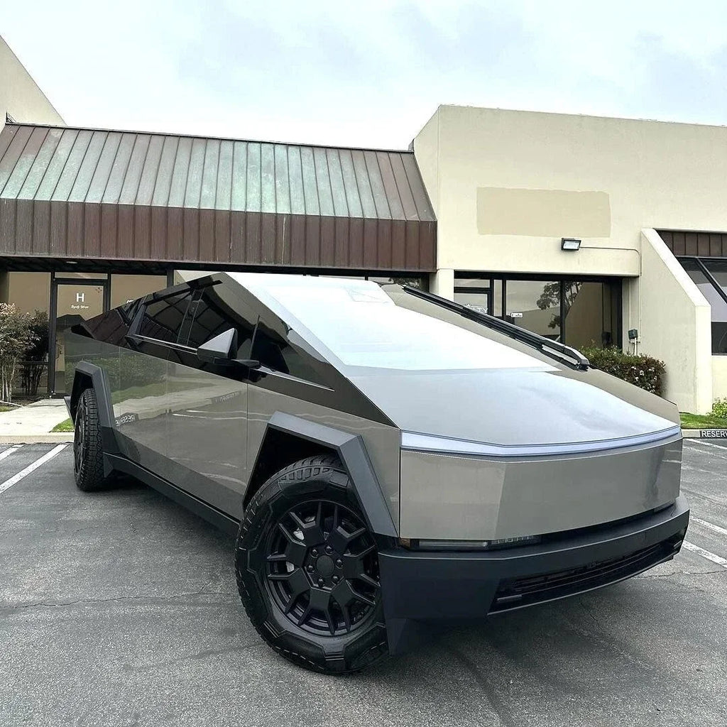 For Tesla CyberTruck 2024-2026 DIY PET Vinyl Color Change Wrap Gloss Aka Gold Color Film Protective Roll Body Color Anti-Scratch