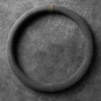 Car Steering Wheel Covers Cowhide Suede Steering Wheel Cover Wrap Universal 37-38cm Breathable Steering Covers Car Accessories CM World