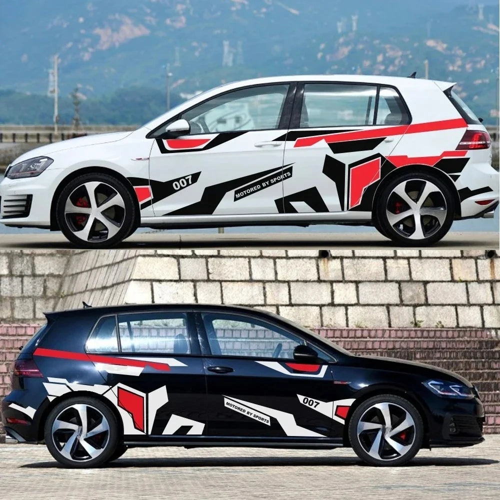 Car Body Stickers for Volkswagen BMW Seat Skoda Subaru Tesla Volvo Suzuki DIY Decor Vinyl Film Decors Tuning Car Accessories