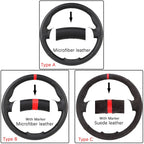 OEM Style For Suzuki Grand Vitara 2007 2008 2009 2010 2011 - 2013 Microfiber Leather Car Steering Wheel Cover Auto Accessories CM World