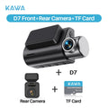 Front and Rear Dash cam KAWA D7 4K,Video Recorder 4K WiFi6 Car Camera,DVR Tiny Rear Camera for AUTO,APP/Voice Control Dashcam Car Mobile World