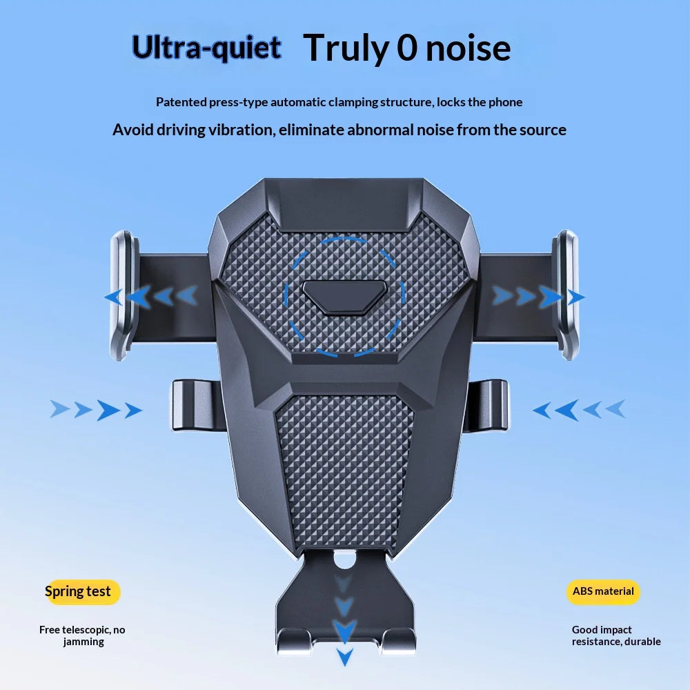 New Model Car-mounted Mobile Phone Holder - Automatically Locking Car Multi-functional Telescopic Suction Cup Air Outlet Support