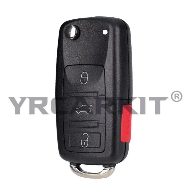Folding Flip Remote Key Fob Case Shell For Volkswagen VW Skoda Golf Passat Polo Jetta Touran Bora Sharan 2/3/4 BTN Cover CM World