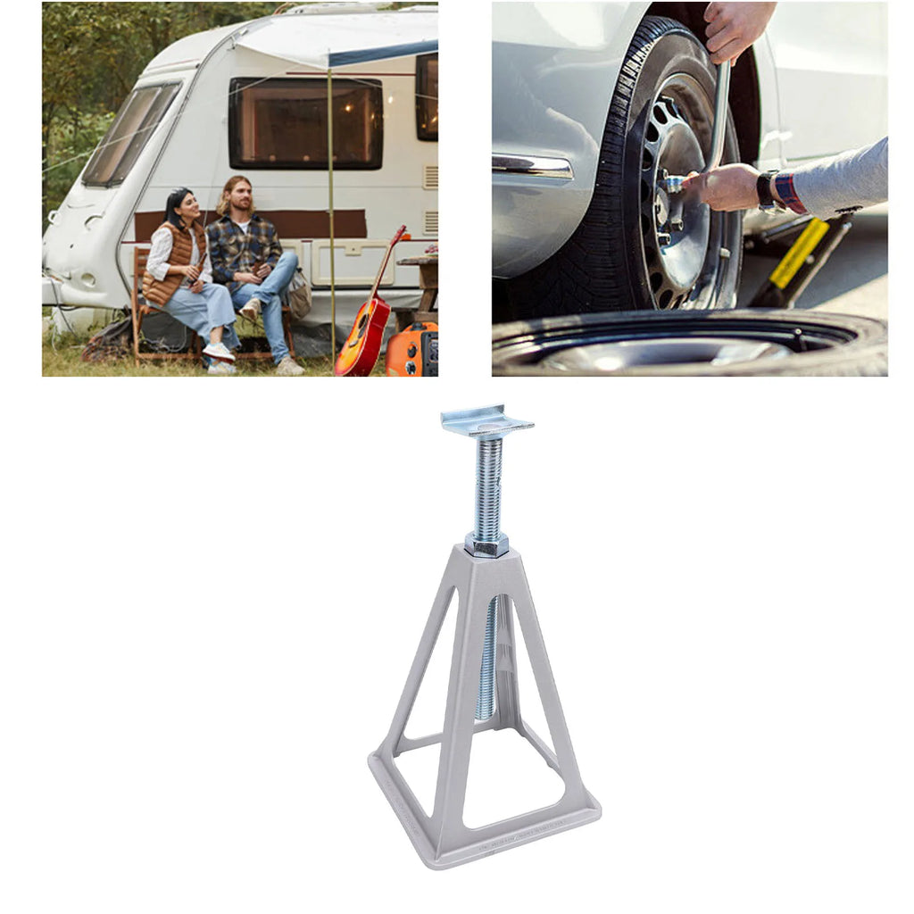 RV Stabilizer Jacks 2.7T Maximum Load Height Adjustable 28 to 44cm for Travel Trailers Motorhomes Trailer Stabilizer Jack CM World