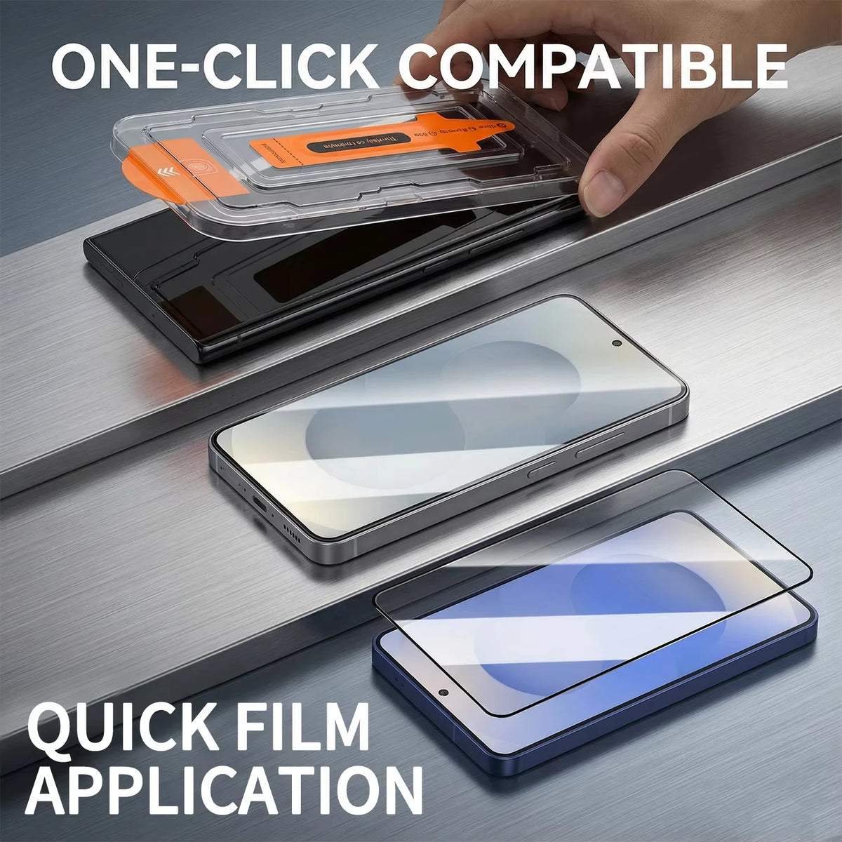 1-4Pcs Tempered Glass For Samsung S26 Ultra S25 S24 S23 A56 5G A16 A36 A25 A35 A26 A55 A73 A54 Screen Protector Protective Film