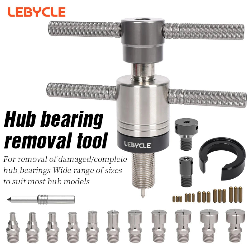 LEBYCLE MTB Road Bicycle Hub Bearing Removal Tool Bike Freehub Bearing Tool Bike Hub Bearing Tool Bike Hub Bearing Tool Bracket CM World