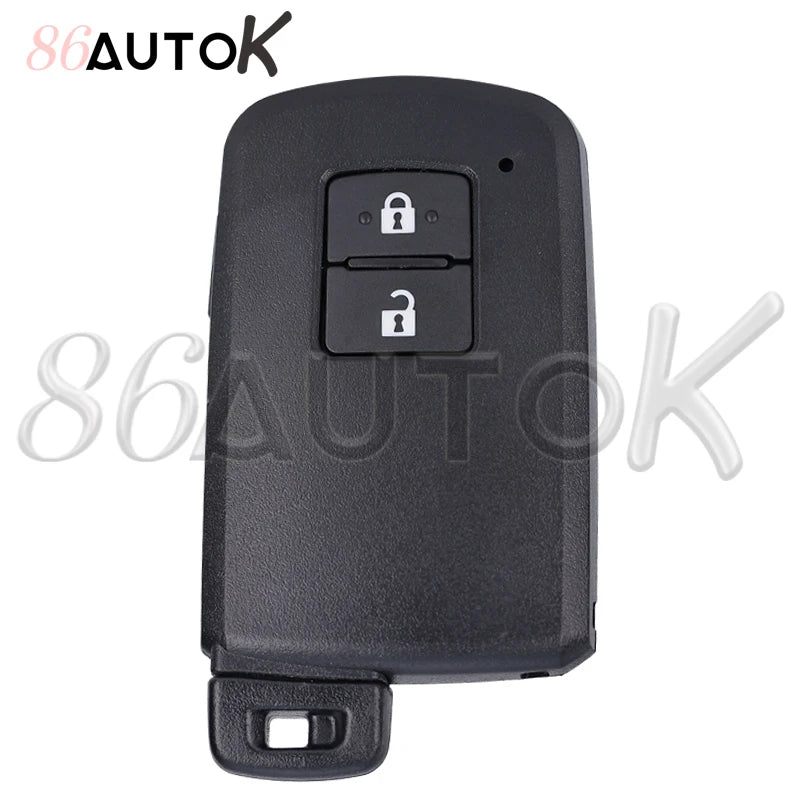 Car Key Shell Smart Key Case for Toyota Avalon Camry RAV4 2012-2015 Key Fob with Insert Key Car Key Case Fob Cover 2/3/4 Buttons CM World