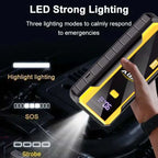 New GKFLY 24000mAh Car Jump Starter Power Bank 8000A 88.8Wh Car Battery Charger Auto Emergency Booster Starting Device
